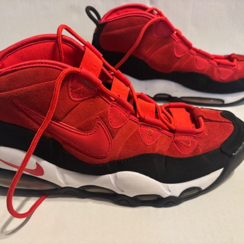 NIKE air max uptempo 95 size 10 red black Retro - Picture 4 of 7